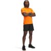 imageUnder Armour Mens Woven Wordmark Shorts006 Black   Solar Orange