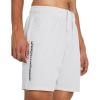 imageUnder Armour Mens Woven Wordmark Shorts014 Halo Gray   Black
