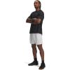 imageUnder Armour Mens Woven Wordmark Shorts023 Distant Gray   Black
