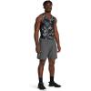 imageUnder Armour Mens Woven Wordmark Shorts025 Castlerock   White