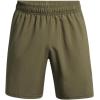 imageUnder Armour Mens Woven Wordmark Shorts390 Marine Od Green   Black