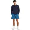 imageUnder Armour Mens Woven Wordmark Shorts406 Photon Blue   White