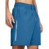 imageUnder Armour Mens Woven Wordmark Shorts406 Photon Blue   White