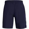 imageUnder Armour Mens Woven Wordmark Shorts410 Midnight Navy   White