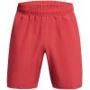 imageUnder Armour Mens Woven Wordmark Shorts814 Red Solstice   Black