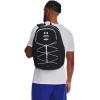 imageUnder Armour UnisexAdult Hustle Sport Backpack  Midnight Navy 410Metallic Silver  One Size Fits All019 Black  Black  White