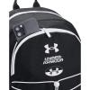 imageUnder Armour UnisexAdult Hustle Sport Backpack  Midnight Navy 410Metallic Silver  One Size Fits All019 Black  Black  White