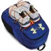 imageUnder Armour UnisexAdult Hustle Sport Backpack  Midnight Navy 410Metallic Silver  One Size Fits All434 Tech Blue  Black  Retro Green