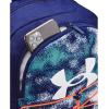 imageUnder Armour UnisexAdult Hustle Sport Backpack  Midnight Navy 410Metallic Silver  One Size Fits All468 Sonar Blue   White