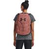 imageUnder Armour UnisexAdult Hustle Sport Backpack  Midnight Navy 410Metallic Silver  One Size Fits All604 Red Fusion   Black