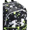 imageUnder Armour UnisexAdult Hustle Sport Backpack  Midnight Navy 410Metallic Silver  One Size Fits All731 Highvis Yellow  Anthracite  White