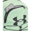imageUnder Armour UnisexAdult Hustle Sport Backpack  Midnight Navy 410Metallic Silver  One Size Fits AllAqua Foam 335Jet Gray