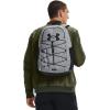 imageUnder Armour UnisexAdult Hustle Sport Backpack  Midnight Navy 410Metallic Silver  One Size Fits AllPitch Gray Medium Heather 012Black