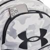 imageUnder Armour UnisexAdult Hustle Sport Backpack  Midnight Navy 410Metallic Silver  One Size Fits AllWhite 100Black
