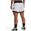 imageUnder Armour Womens Baseline 6quot Basketball Shorts767 Aurora Purple  Midnight Navy  Aurora Purple