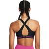 imageUnder Armour Womens Crossback Mid Impact Sports Bra004 Black  Black  Astro Pink