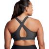 imageUnder Armour Womens Crossback Mid Impact Sports Bra010 Jet Gray  Jet Gray  Black
