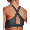imageUnder Armour Womens Crossback Mid Impact Sports Bra012 Pitch Gray   Black