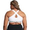 imageUnder Armour Womens Crossback Mid Impact Sports Bra101 White  White  Black