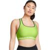 imageUnder Armour Womens Crossback Mid Impact Sports Bra304 Morph Green   White