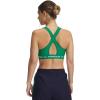 imageUnder Armour Womens Crossback Mid Impact Sports Bra305 Team Kelly Green   White