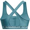 imageUnder Armour Womens Crossback Mid Impact Sports Bra433 Glacier Blue   White