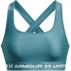 imageUnder Armour Womens Crossback Mid Impact Sports Bra433 Glacier Blue   White