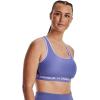 imageUnder Armour Womens Crossback Mid Impact Sports Bra468 Sonar Blue   Baja Blue