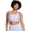 imageUnder Armour Womens Crossback Mid Impact Sports Bra539 Celeste  Celeste  White