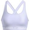 imageUnder Armour Womens Crossback Mid Impact Sports Bra539 Celeste  Celeste  White