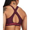 imageUnder Armour Womens Crossback Mid Impact Sports Bra600 Dark Maroon   Beta