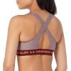 imageUnder Armour Womens Crossback Mid Impact Sports Bra600 Dark Maroon Light Heather   Beta