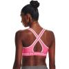 imageUnder Armour Womens Crossback Mid Impact Sports Bra640 Pink Punk   White