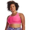 imageUnder Armour Womens Crossback Mid Impact Sports Bra640 Pink Punk   White