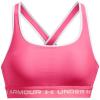 imageUnder Armour Womens Crossback Mid Impact Sports Bra640 Pink Punk   White