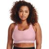 imageUnder Armour Womens Crossback Mid Impact Sports Bra647 Prime Pink   White
