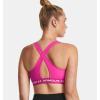 imageUnder Armour Womens Crossback Mid Impact Sports Bra655 Rebel Pink  
