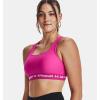 imageUnder Armour Womens Crossback Mid Impact Sports Bra655 Rebel Pink  
