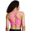 imageUnder Armour Womens Crossback Mid Impact Sports Bra656 Rebel Pink  Rebel Pink  White