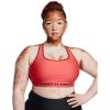 imageUnder Armour Womens Crossback Mid Impact Sports Bra713 Racer Red  Cardinal  Black