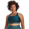 imageUnder Armour Womens Crossback Mid Impact Sports Bra716 Tourmaline Teal   Opal Green