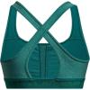 imageUnder Armour Womens Crossback Mid Impact Sports Bra722 Coastal Teal   Lime Surge