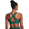 imageUnder Armour Womens Crossback Mid Impact Sports Bra722 Coastal Teal   Lime Surge