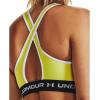 imageUnder Armour Womens Crossback Mid Impact Sports Bra743 Lime Yellow   White