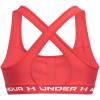 imageUnder Armour Womens Crossback Mid Impact Sports Bra814 Red Solstice  Red Solstice  White