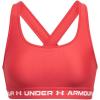 imageUnder Armour Womens Crossback Mid Impact Sports Bra814 Red Solstice  Red Solstice  White