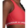imageUnder Armour Womens Crossback Mid Impact Sports Bra814 Red Solstice  Red Solstice  White