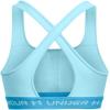 imageUnder Armour Womens Crossback Mid Impact Sports Bra914 Sky Blue  Capri  Sky Blue
