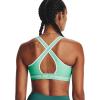 imageUnder Armour Womens Crossback Mid Impact Sports Bra958 Green Breeze   White