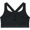 imageUnder Armour Womens Crossback Mid Impact Sports BraBlack 001Jet Gray
